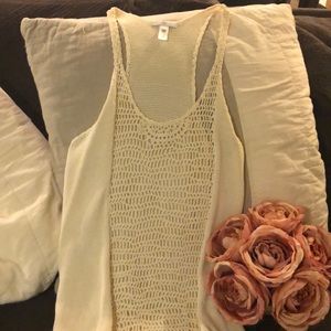 Gap knitted tank top